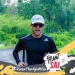 Charity running with Sai