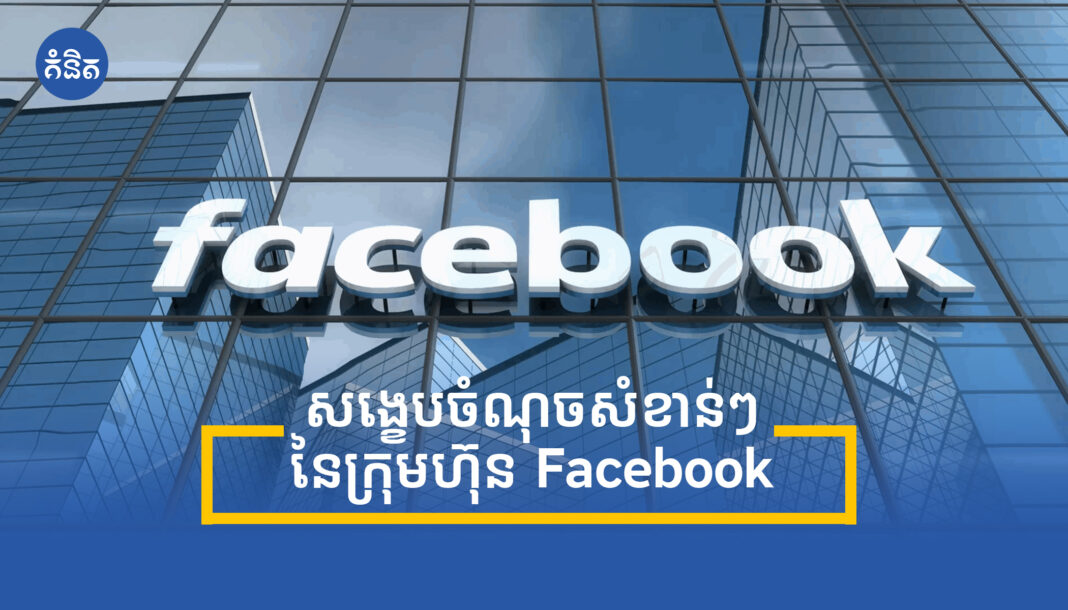 សង្ខេបចំណុចសំខាន់ៗ នៃក្រុមហ៊ុន Facebook